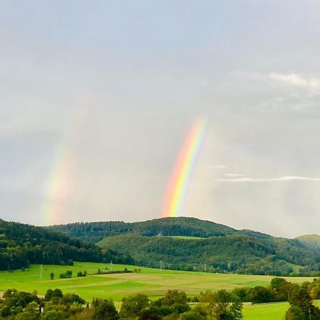 Apartmán Atemberaubender Ausblick Mit Premium-Wanderwegen Vor Der Haustuer Albstadt Exteriér fotografie